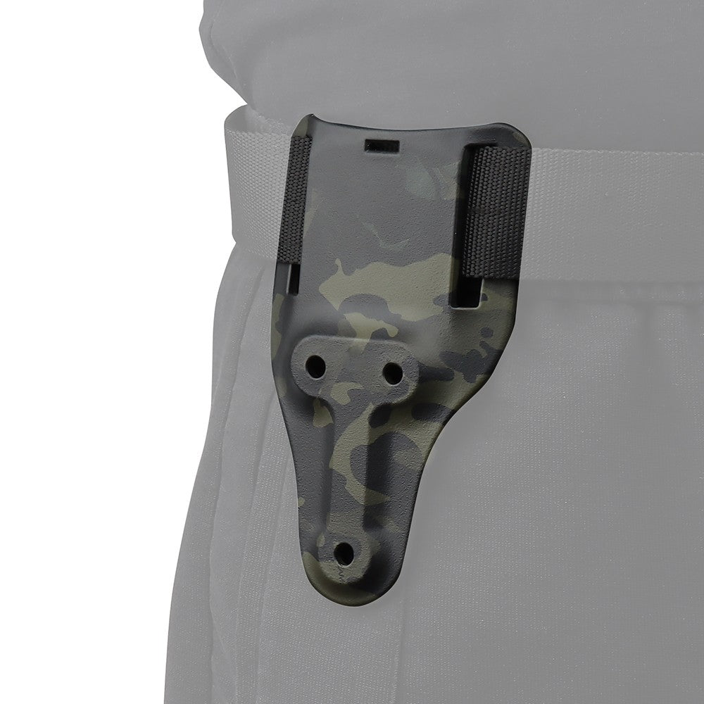 WOSPORT ADATTATORE CORTO DA CINTURA BASSO PER FONDINE QUICK PULL MULTICAM NERO (WO-GB55BM)