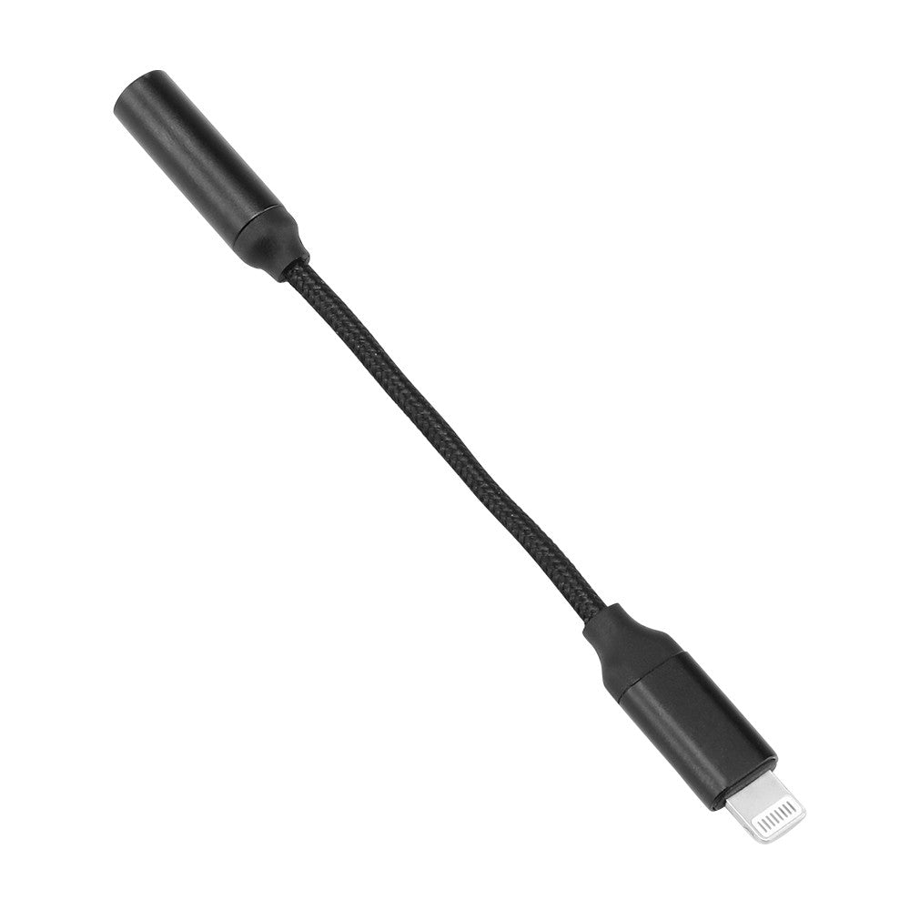 WOSPORT ADATTATORE DA USB LIGHTNING A JACK AUDIO 3,5mm NERO (WO-HD05B)