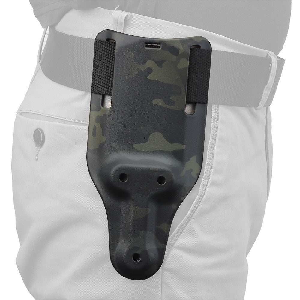 WOSPORT ADATTATORE LUNGO BASSO DA CINTURA PER FONDINE QUICK PULL MULTICAM NERO (WO-GB56BM)