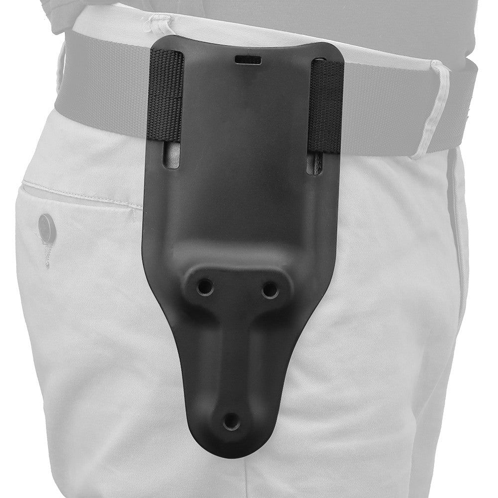 WOSPORT ADATTATORE LUNGO BASSO DA CINTURA PER FONDINA QUICK PULL NERO (WO-GB56B)