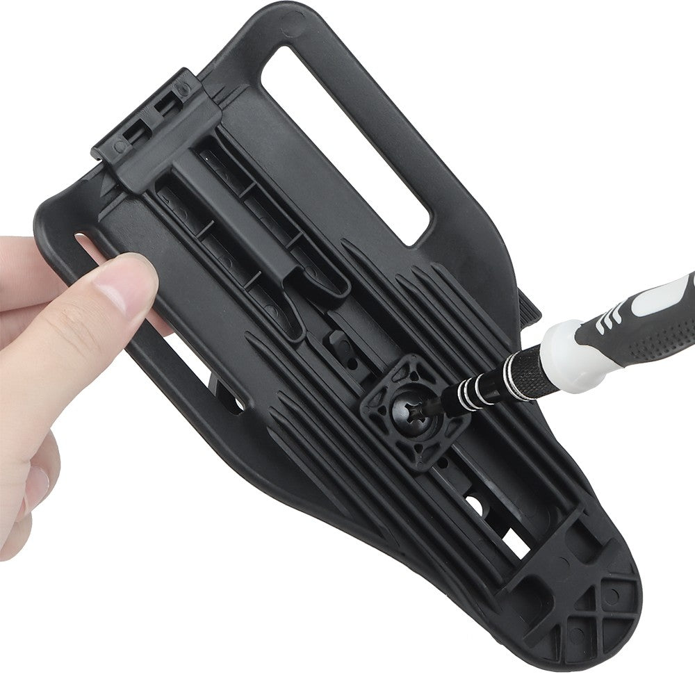 WOSPORT ADATTATORE REGOLABILE DA CINTURA PER FONDINA QLS QUICK PULL NERO (WO-GB60B)