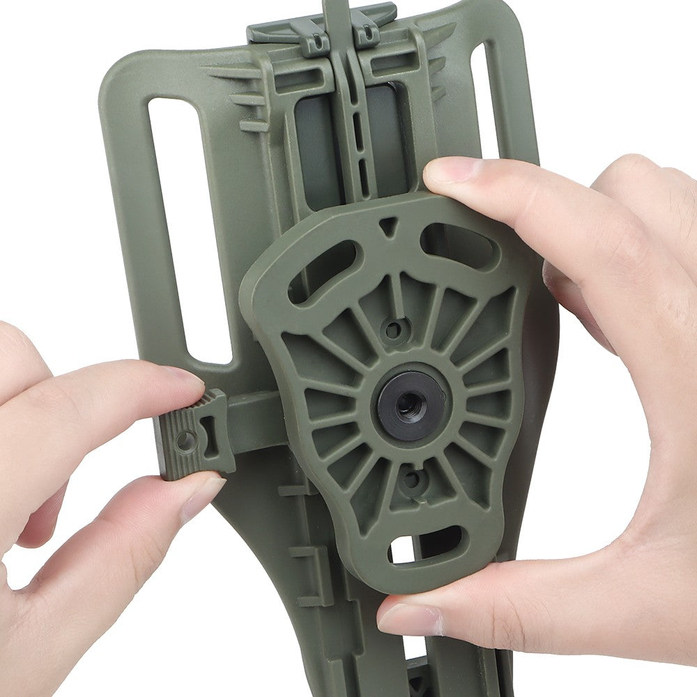 WOSPORT ADATTATORE REGOLABILE DA CINTURA PER FONDINA QLS QUICK PULL VERDE OLIVE DRAB (WO-GB60V)