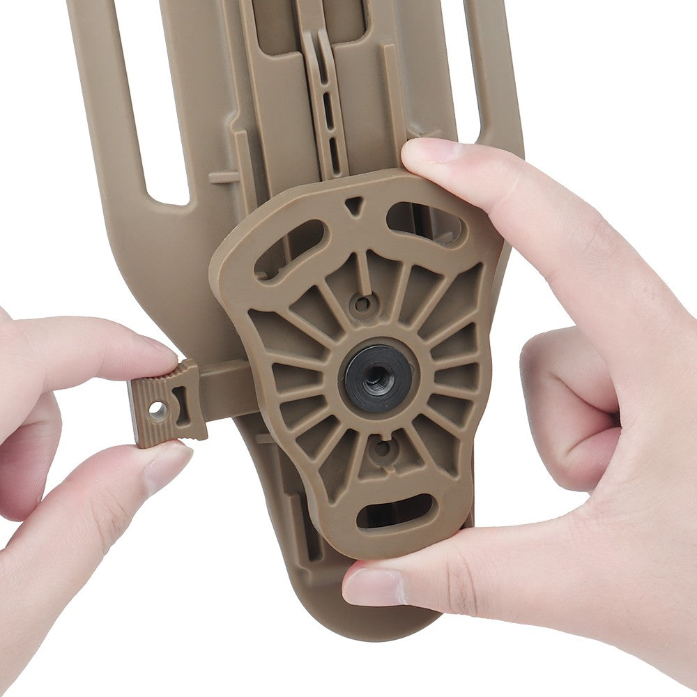 WOSPORT ADATTATORE REGOLABILE DA CINTURA PER FONDINA QLS QUICK PULL TAN (WO-GB60T)