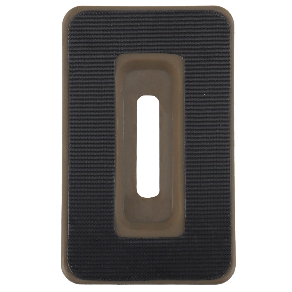 WOSPORT ATTACCO SLITTA GOPRO / ACTION CAMERA PER VELCRO ELMETTI DARK EARTH (WO-ACC61T)
