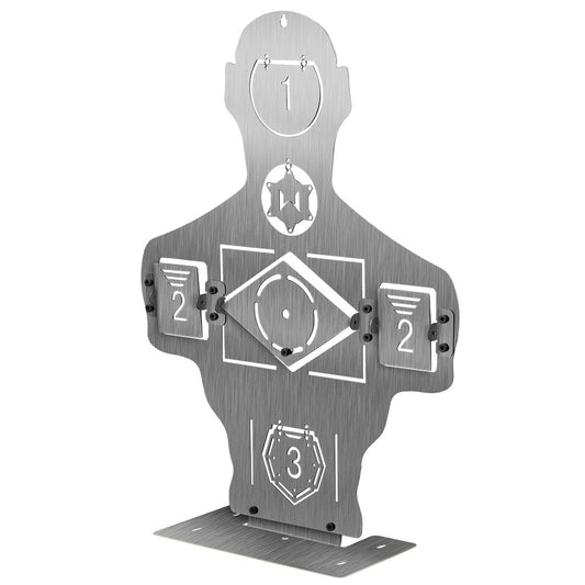 WOSPORT BERSAGLIO MEZZO BUSTO IN METALLO CON TARGET MULTIPLI (WO-TG37)