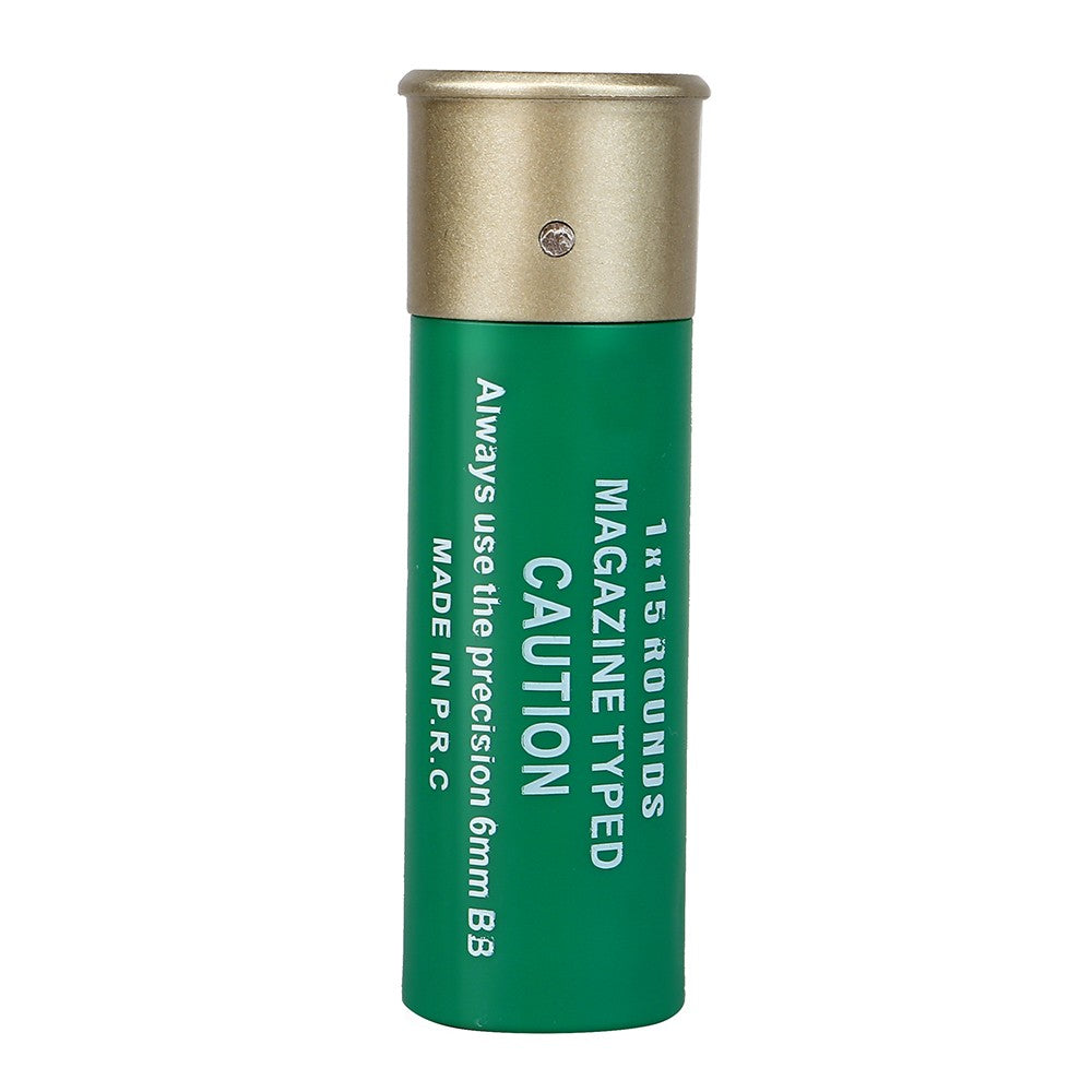 WOSPORT CARICATORE A CARTUCCIA 1X15 FUCILE A POMPA - 6 PEZZI VERDE (WO-EX15V)