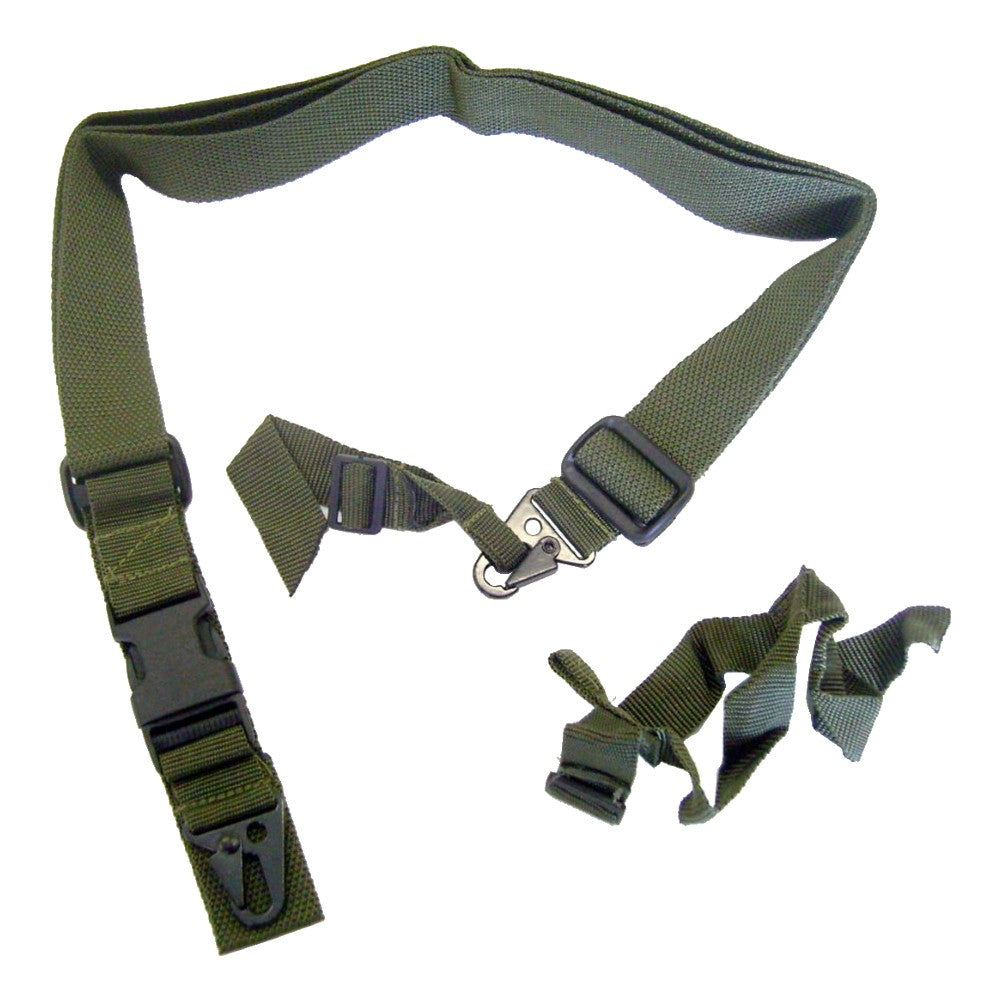 WOSPORT CINGHIA FUCILE A 3 PUNTI VERDE OLIVE DRAB (KR018V)