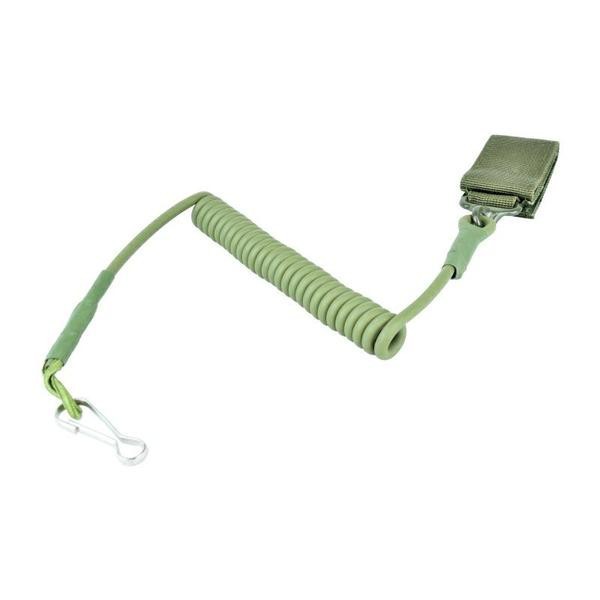 WOSPORT CINGHIA RITENZIONE PISTOLA ELASTICA CORDINO MULTIFUNZIONE VERDE OLIVE DRAB (WO-SL37V)