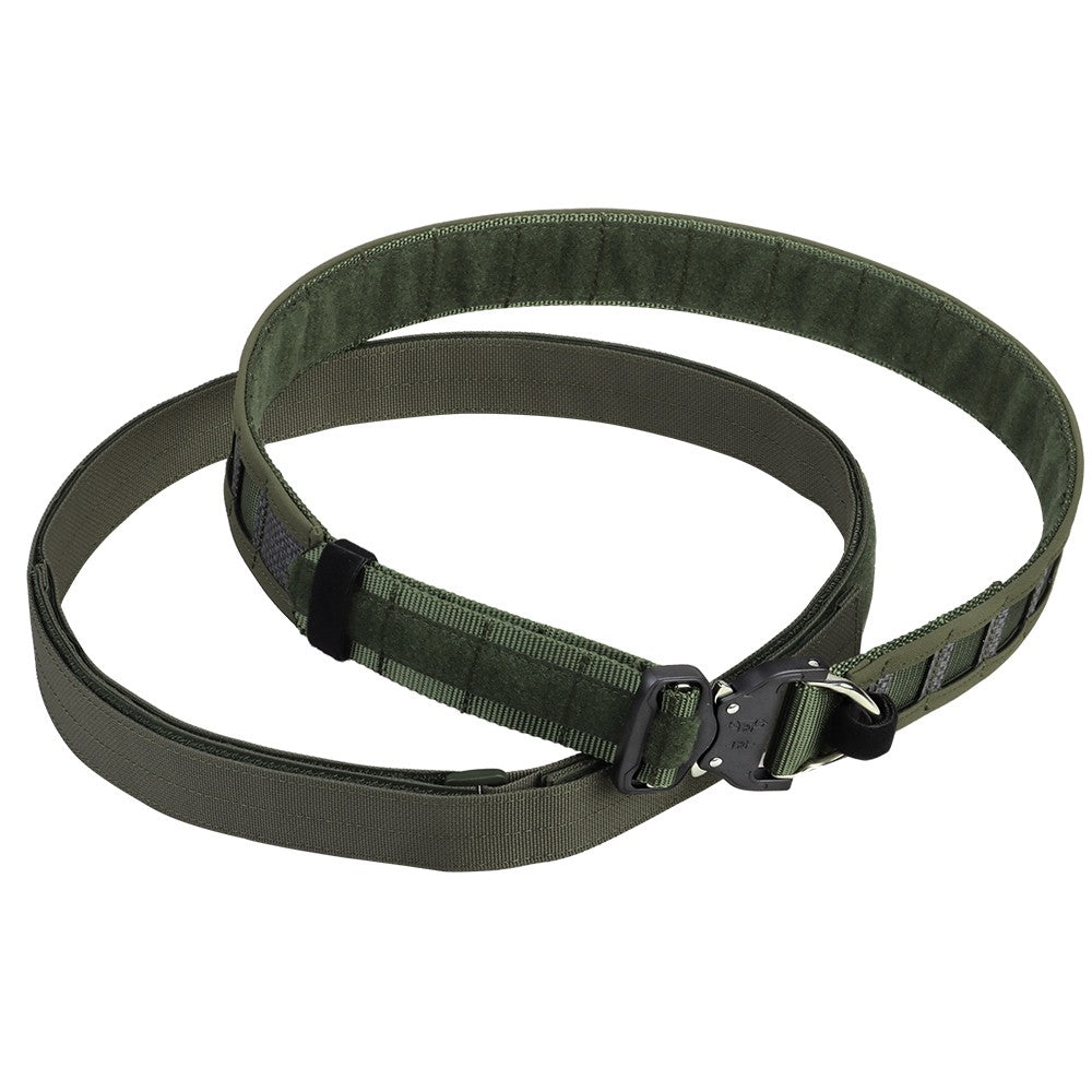 WOSPORT CINTURA TATTICA RINFORZATA SLIM CON COBRA QD COMBAT BELT VERDE RANGER GREEN (WO-BA28RG)