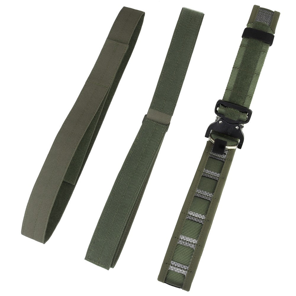 WOSPORT CINTURA TATTICA RINFORZATA SLIM CON COBRA QD COMBAT BELT VERDE RANGER GREEN (WO-BA28RG)