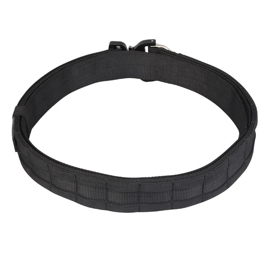 WOSPORT CINTURA TATTICA CON FIBBIA COBRA IN METALLO  NERO (WO-BA22B)
