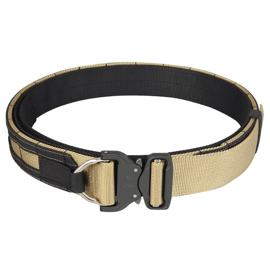WOSPORT CINTURA TATTICA CON FIBBIA COBRA IN METALLO KNIGHT BELT TAN (WO-BA22T)