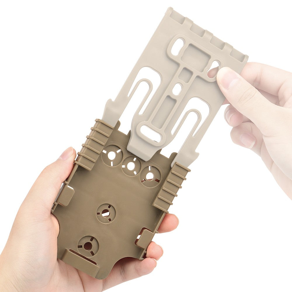 WOSPORT CONNETTORE QLS QD PER ADATTATORE DA CINTURA TAN (WO-GBAC04T)