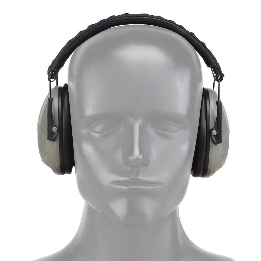 WOSPORT CUFFIE TIRO POLIGONO CON RIDUZIONE PASSIVA DEL RUMORE GRIGIO (WO-HD51G)