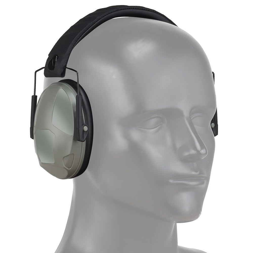WOSPORT CUFFIE TIRO POLIGONO CON RIDUZIONE PASSIVA DEL RUMORE GRIGIO (WO-HD51G)
