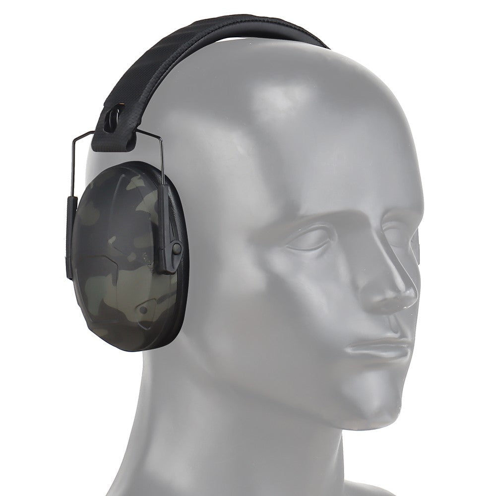 WOSPORT CUFFIE TIRO POLIGONO CON RIDUZIONE PASSIVA DEL RUMORE MC BLACK (WO-HD51BM)