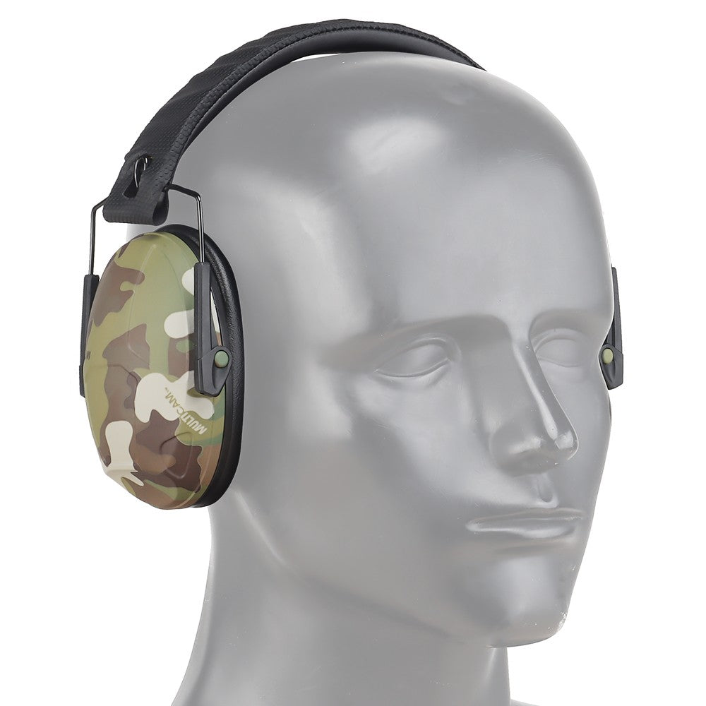 WOSPORT CUFFIE TIRO POLIGONO CON RIDUZIONE PASSIVA DEL RUMORE MULTICAM (WO-HD51CP)
