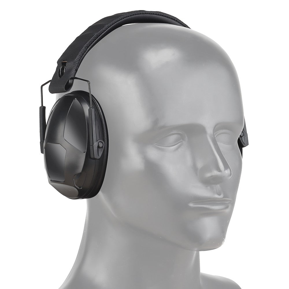 WOSPORT CUFFIE TIRO POLIGONO CON RIDUZIONE PASSIVA DEL RUMORE NERE (WO-HD51B)