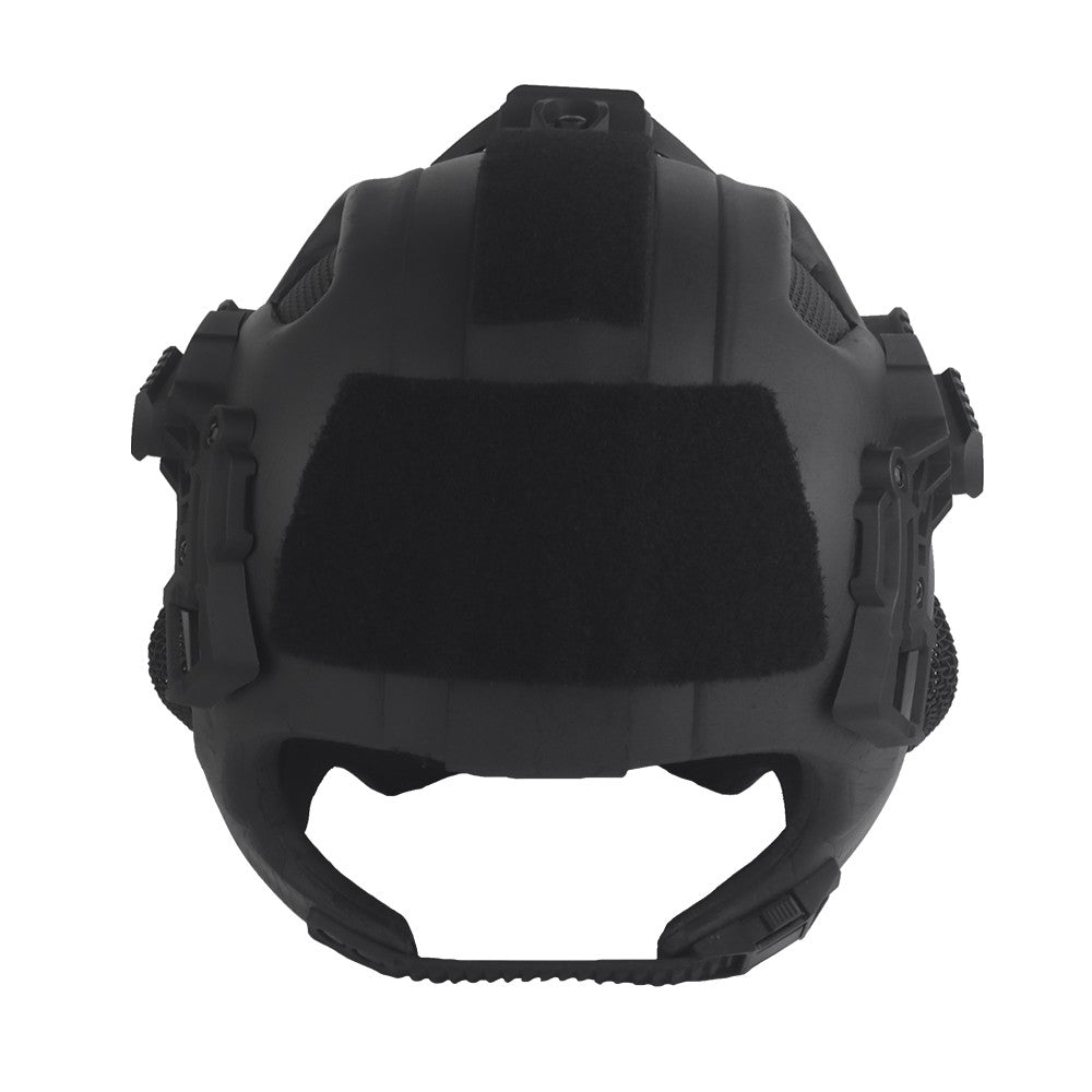 WOSPORT ELMETTO W23 CON RETE METALLICA NERO (WO-HL107)
