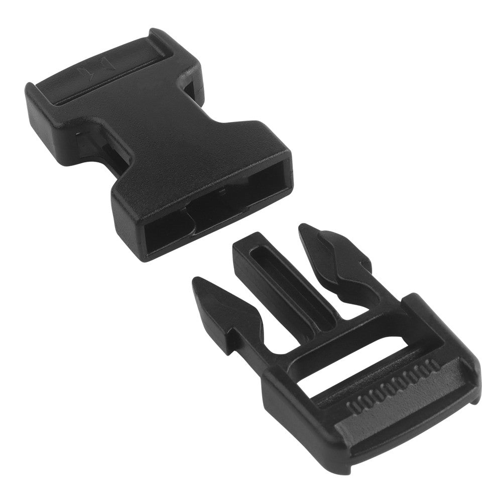 WOSPORT FIBBIA CINGHIA WST 2 PEZZI NERO (WO-CK07)