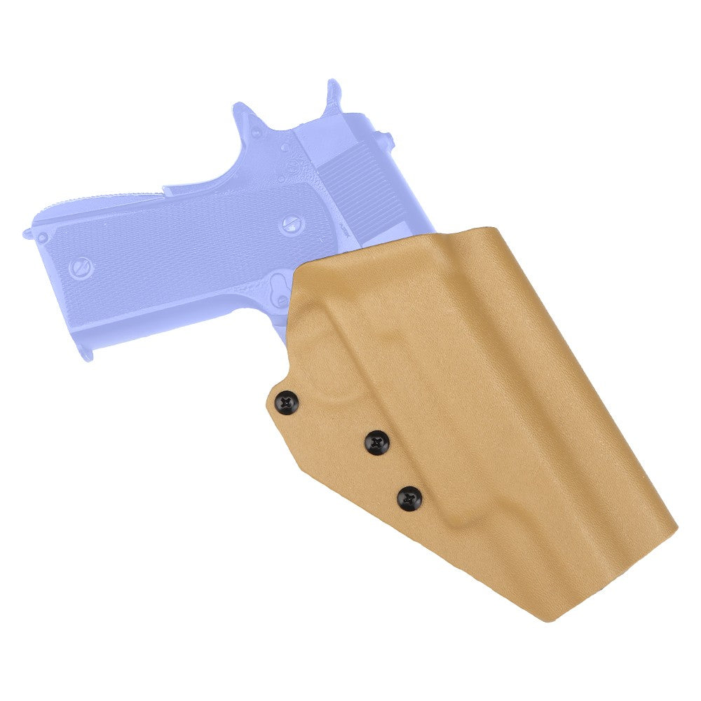 WOSPORT FONDINA DA COMPETIZIONE IN KYDEX QUICK PULL PER SERIE 1911 TAN (WO-GBK14T)