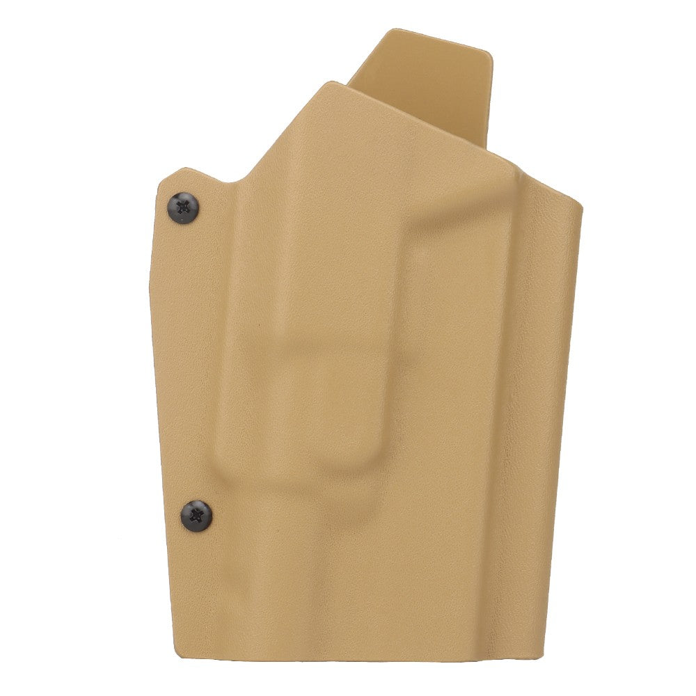 WOSPORT FONDINA DA COMPETIZIONE IN KYDEX QUICK PULL PER SERIE G17 GLOCK 17 TAN (WO-GB09T)