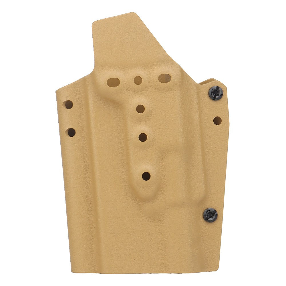 WOSPORT FONDINA DA COMPETIZIONE IN KYDEX QUICK PULL PER SERIE G17 GLOCK 17 TAN (WO-GB09T)