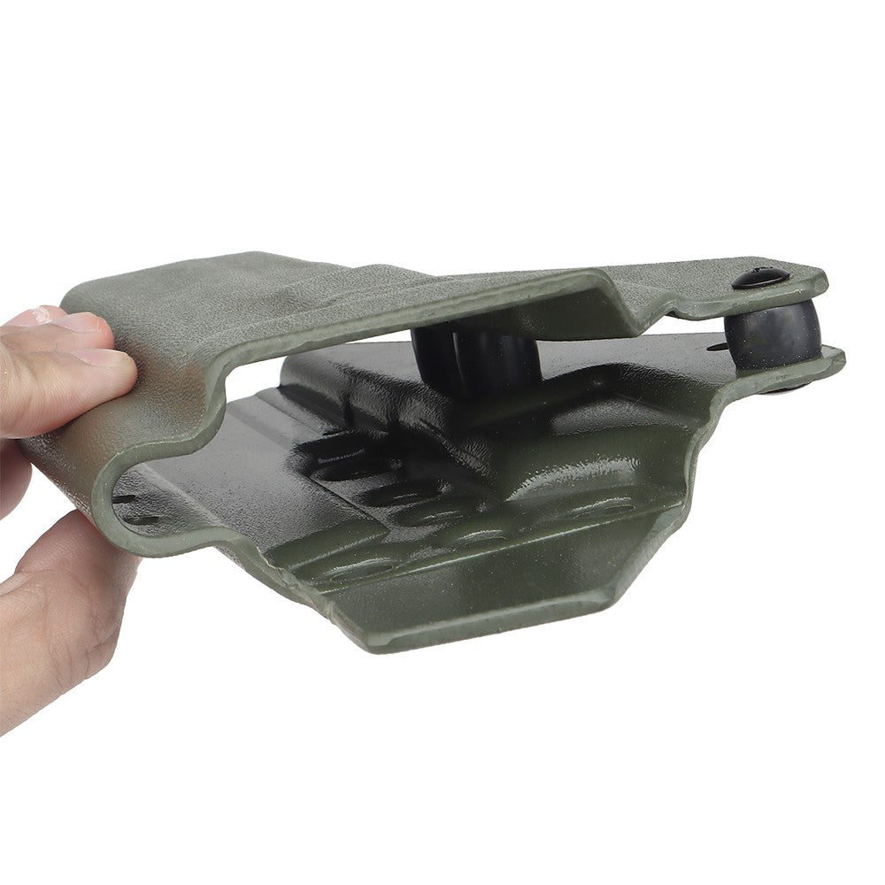 WOSPORT FONDINA DA COMPETIZIONE IN KYDEX QUICK PULL PER SERIE G34 GLOCK 34 VERDE OLIVE DRAB (WO-GB10V)