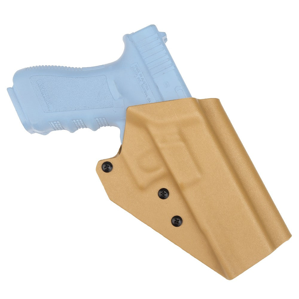 WOSPORT FONDINA DA COMPETIZIONE IN KYDEX QUICK PULL PER SERIE G34 GLOCK 34 TAN (WO-GB10T)
