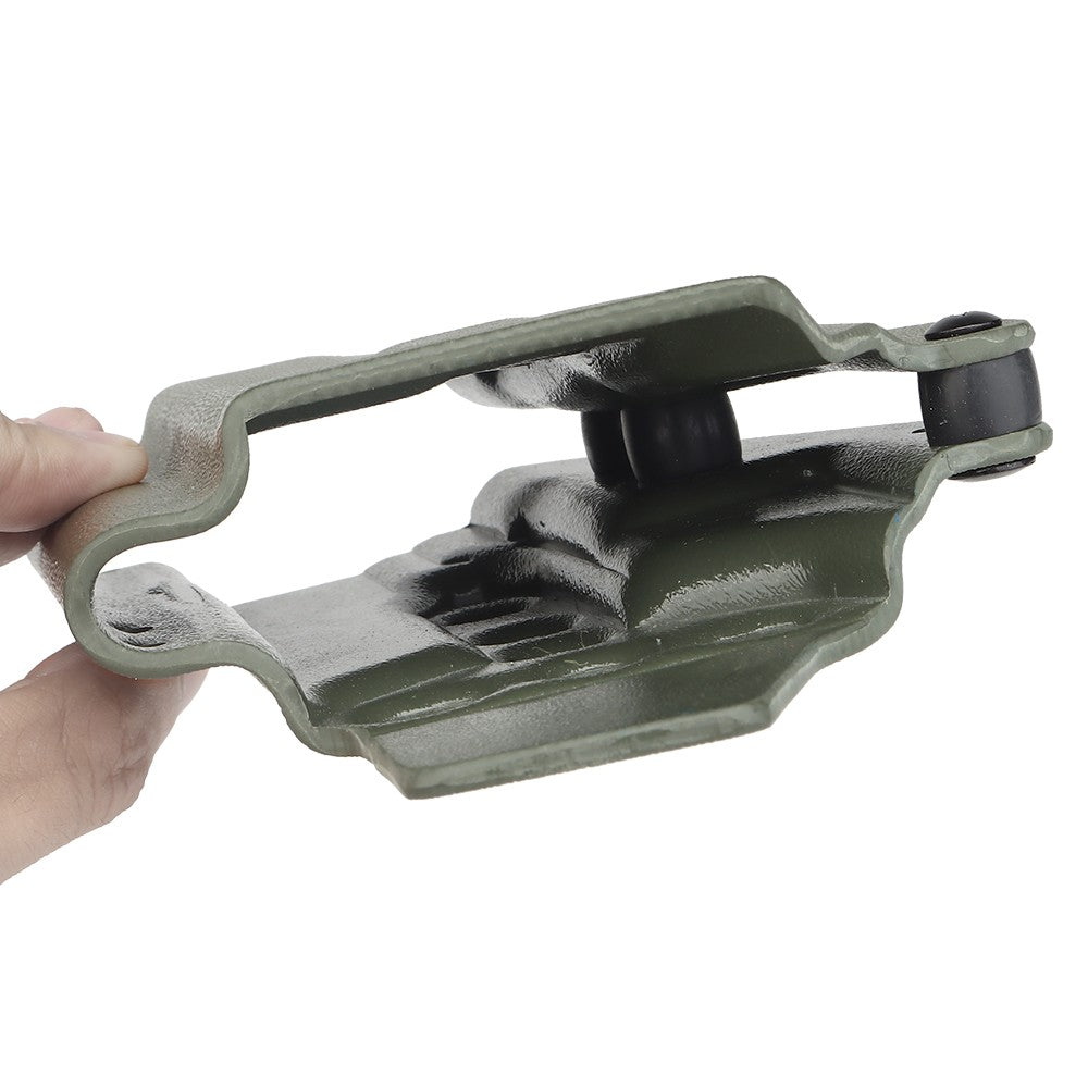WOSPORT FONDINA DA COMPETIZIONE IN KYDEX QUICK PULL PER SERIE G43 GLOCK 43 VERDE OLIVE DRAB (WO-GB08V)