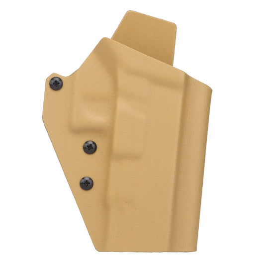 WOSPORT FONDINA DA COMPETIZIONE IN KYDEX QUICK PULL PER SERIE G43 GLOCK 43 TAN (WO-GB08T)