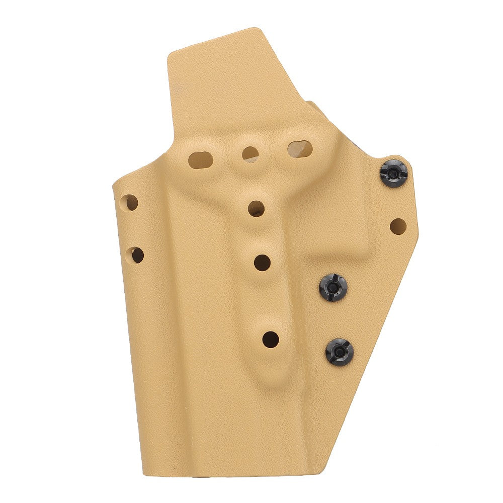 WOSPORT FONDINA DA COMPETIZIONE IN KYDEX QUICK PULL PER SERIE G43 GLOCK 43 TAN (WO-GB08T)