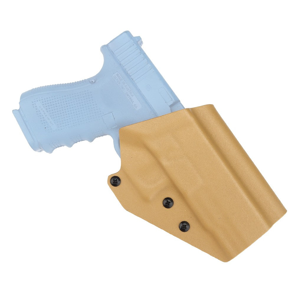 WOSPORT FONDINA DA COMPETIZIONE IN KYDEX QUICK PULL PER SERIE G43 GLOCK 43 TAN (WO-GB08T)