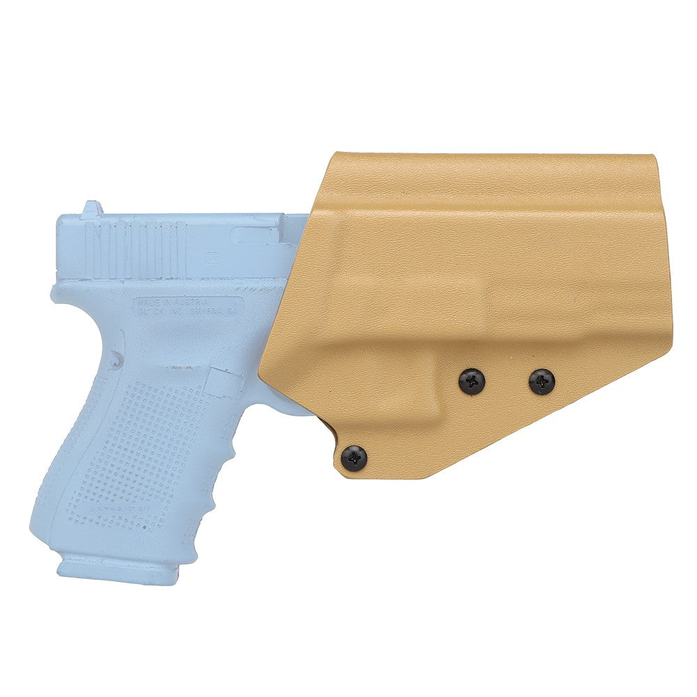 WOSPORT FONDINA DA COMPETIZIONE IN KYDEX QUICK PULL PER SERIE G43 GLOCK 43 TAN (WO-GB08T)