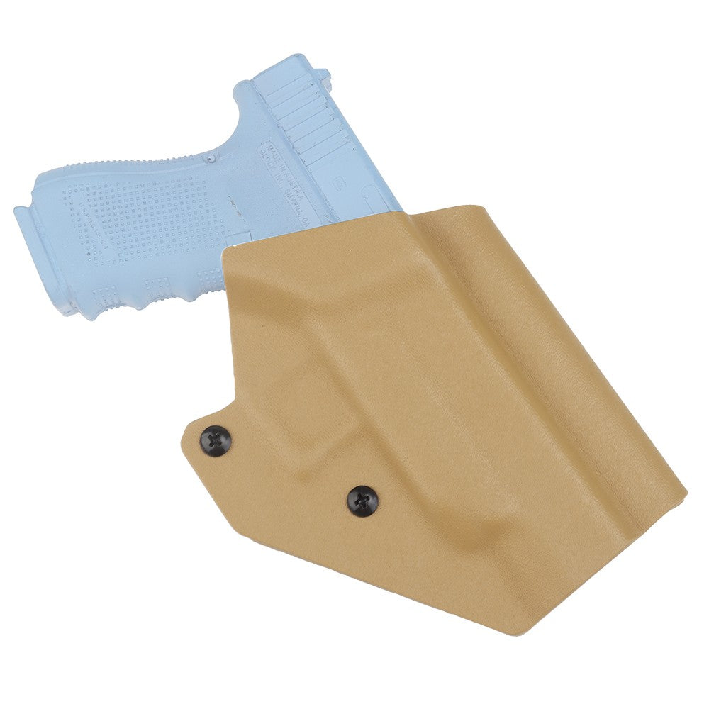 WOSPORT FONDINA DA COMPETIZIONE IN KYDEX QUICK PULL PER SERIE G48 GLOCK 48 TAN (WO-GBK11T)