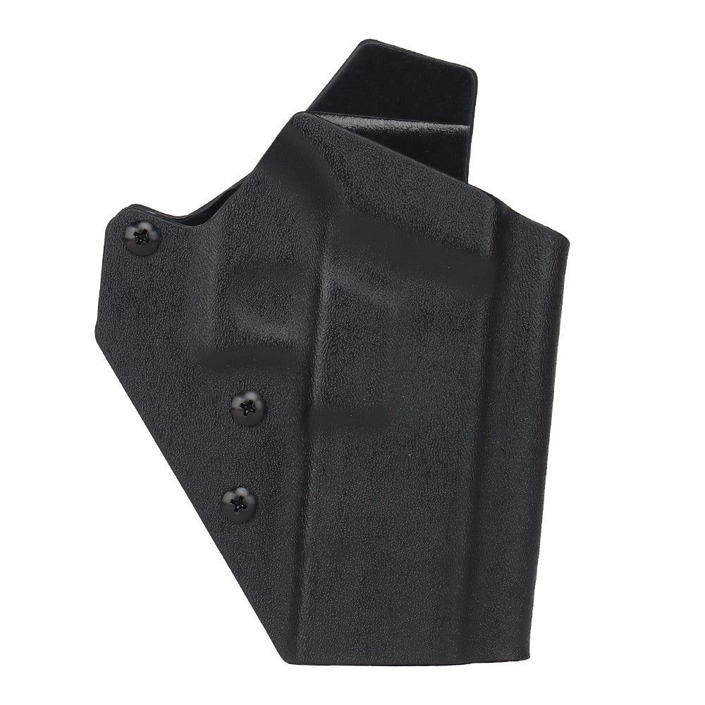 WOSPORT FONDINA DA COMPETIZIONE IN KYDEX QUICK PULL PER SERIE GLOCK CON GLOCK 17/19/19X/45 NERA (WO-GB07B)