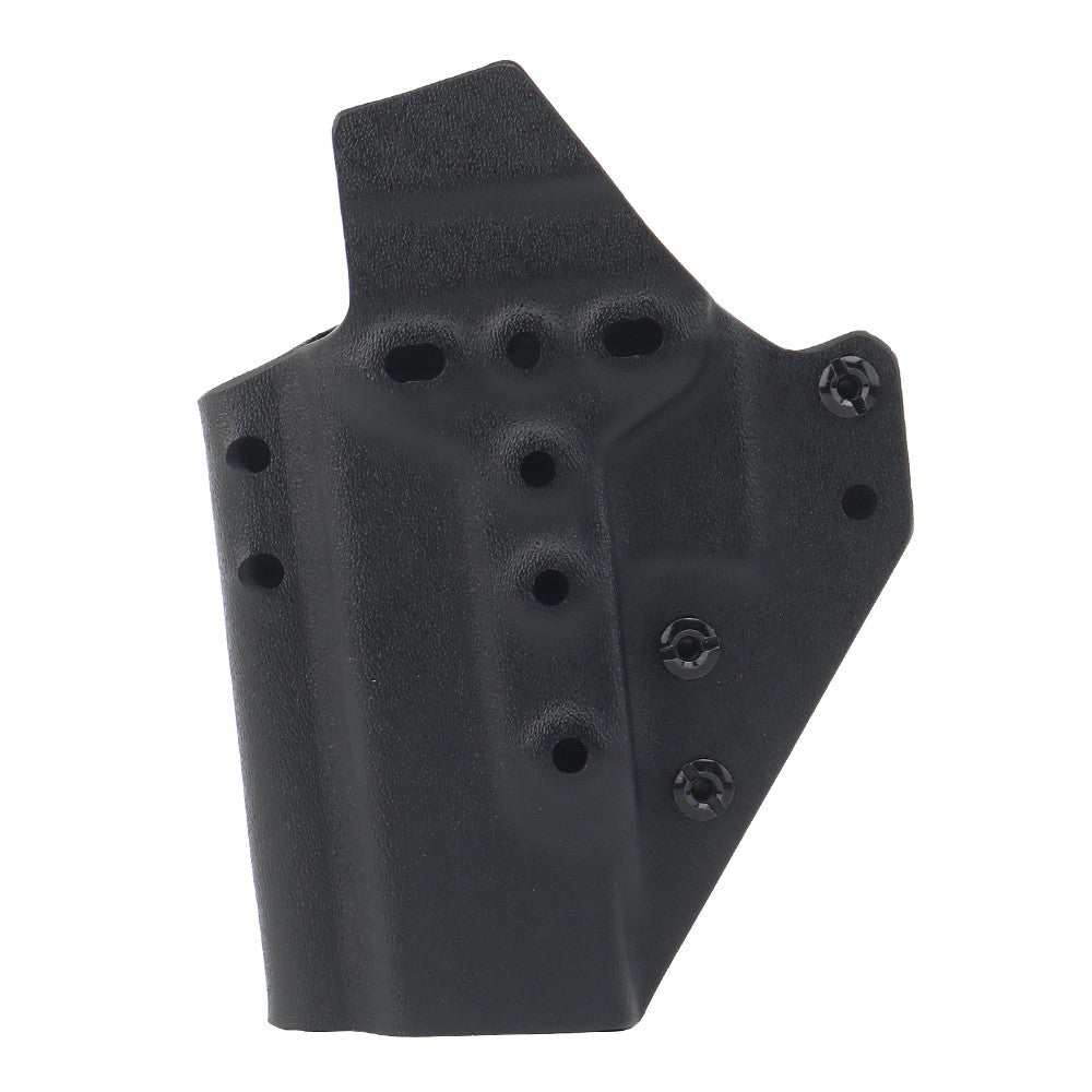 WOSPORT FONDINA DA COMPETIZIONE IN KYDEX QUICK PULL PER SERIE GLOCK CON GLOCK 17/19/19X/45 NERA (WO-GB07B)