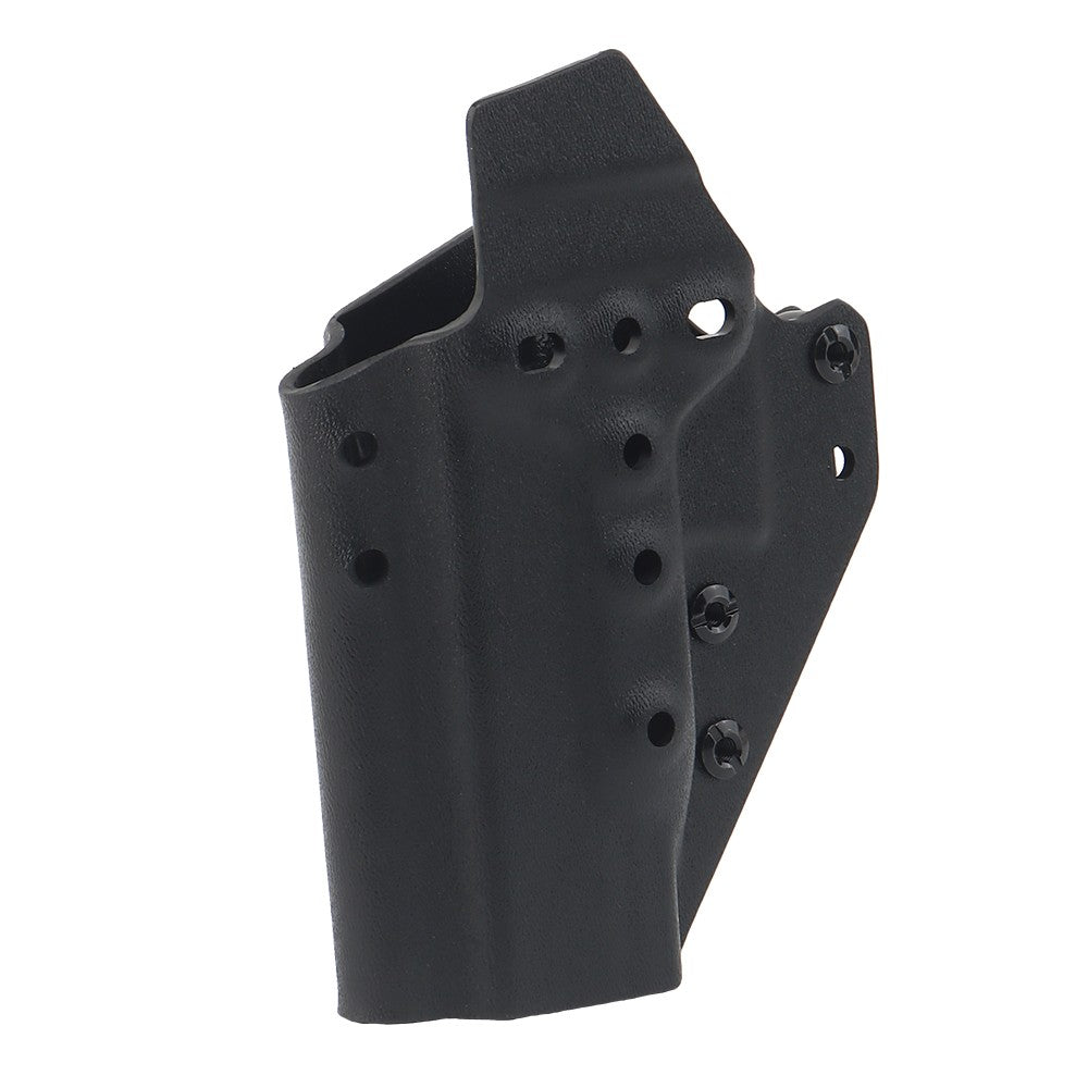 WOSPORT FONDINA DA COMPETIZIONE IN KYDEX QUICK PULL PER SERIE GLOCK CON GLOCK 17/19/19X/45 NERA (WO-GB07B)