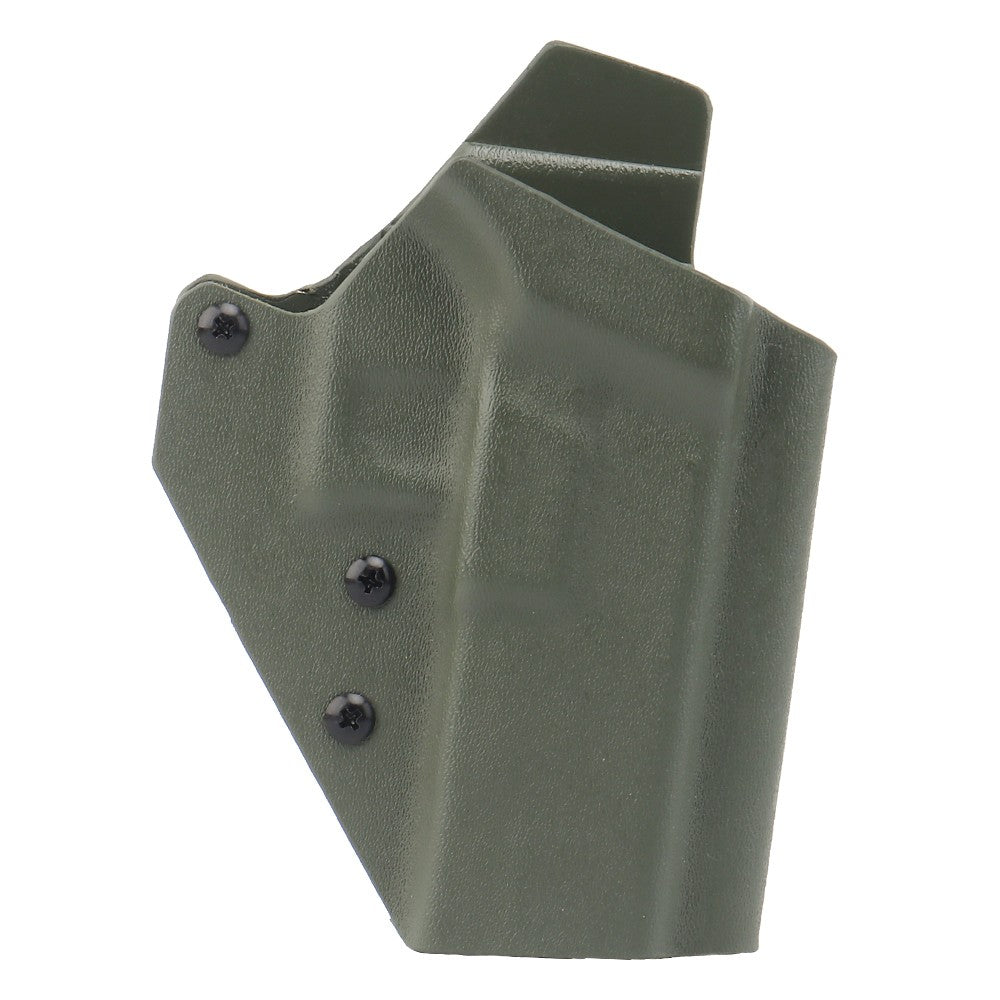 WOSPORT FONDINA DA COMPETIZIONE IN KYDEX QUICK PULL PER SERIE GLOCK CON GLOCK 17/19/19X/45 VERDE OLIVE DRAB (WO-GB07V)