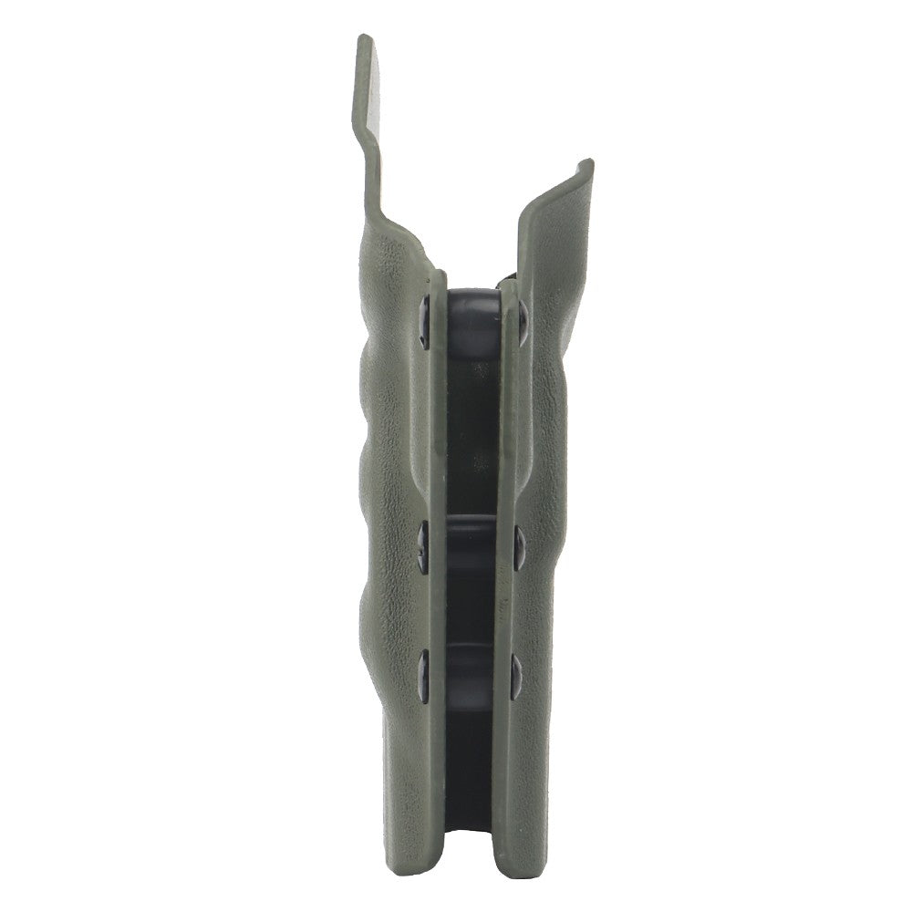 WOSPORT FONDINA DA COMPETIZIONE IN KYDEX QUICK PULL PER SERIE GLOCK CON GLOCK 17/19/19X/45 VERDE OLIVE DRAB (WO-GB07V)