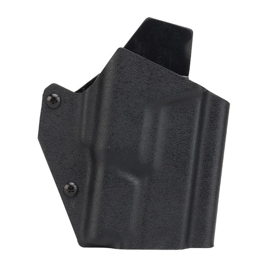 WOSPORT FONDINA DA COMPETIZIONE IN KYDEX QUICK PULL PER SERIE GLOCK 17/19/19X/45 CON G-XC1 NERA (WO-GB06B)