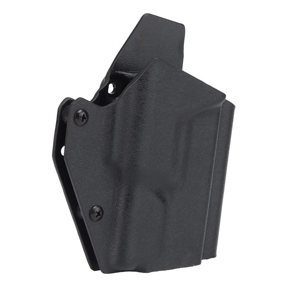 WOSPORT FONDINA DA COMPETIZIONE IN KYDEX QUICK PULL PER SERIE GLOCK 17/19/19X/45 CON G-XC1 NERA (WO-GB06B)