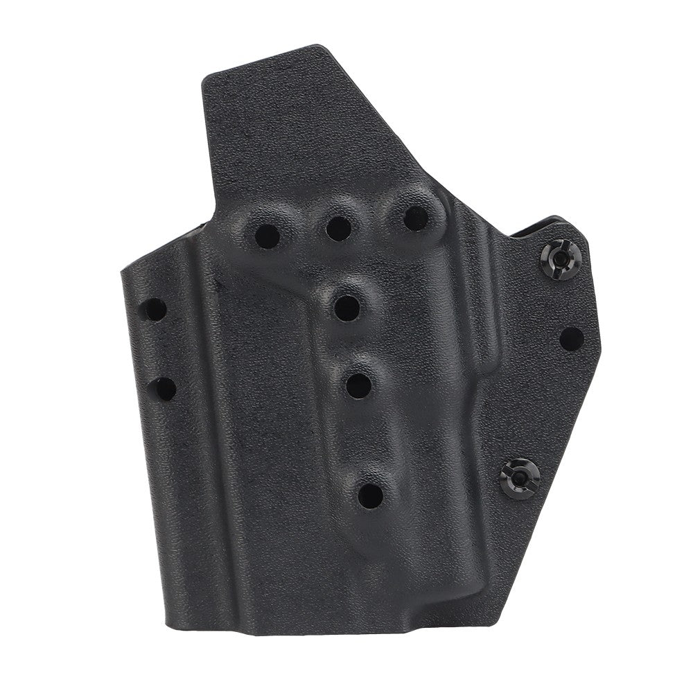 WOSPORT FONDINA DA COMPETIZIONE IN KYDEX QUICK PULL PER SERIE GLOCK 17/19/19X/45 CON G-XC1 NERA (WO-GB06B)