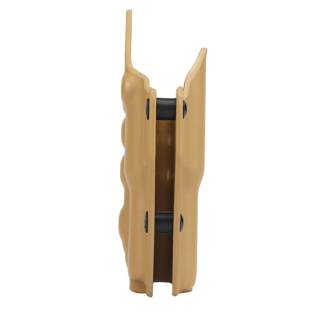 WOSPORT FONDINA DA COMPETIZIONE IN KYDEX QUICK PULL PER SERIE GLOCK 17/19/19X/45 CON G-XC1 TAN (WO-GB06T)
