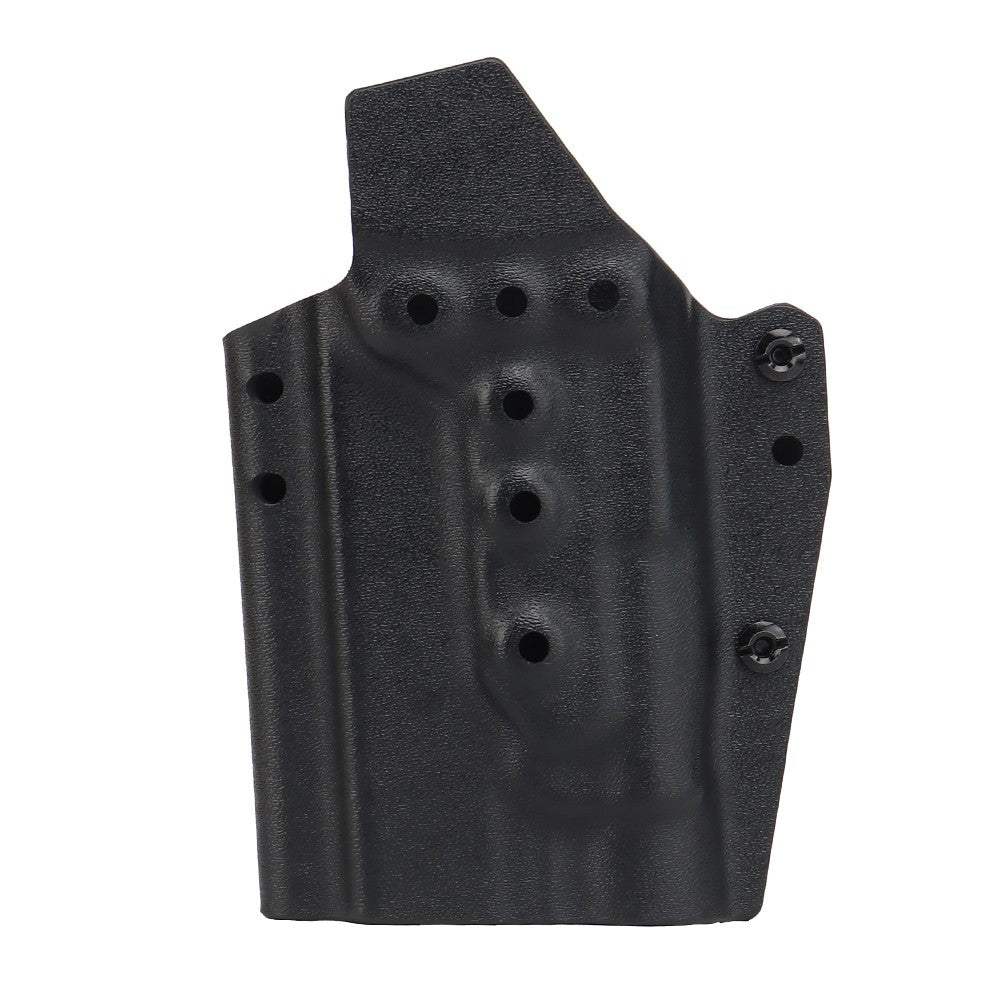 WOSPORT FONDINA DA COMPETIZIONE IN KYDEX QUICK PULL PER SERIE GLOCK CON TORCIA TLR-1  NERA (WO-GB01B)