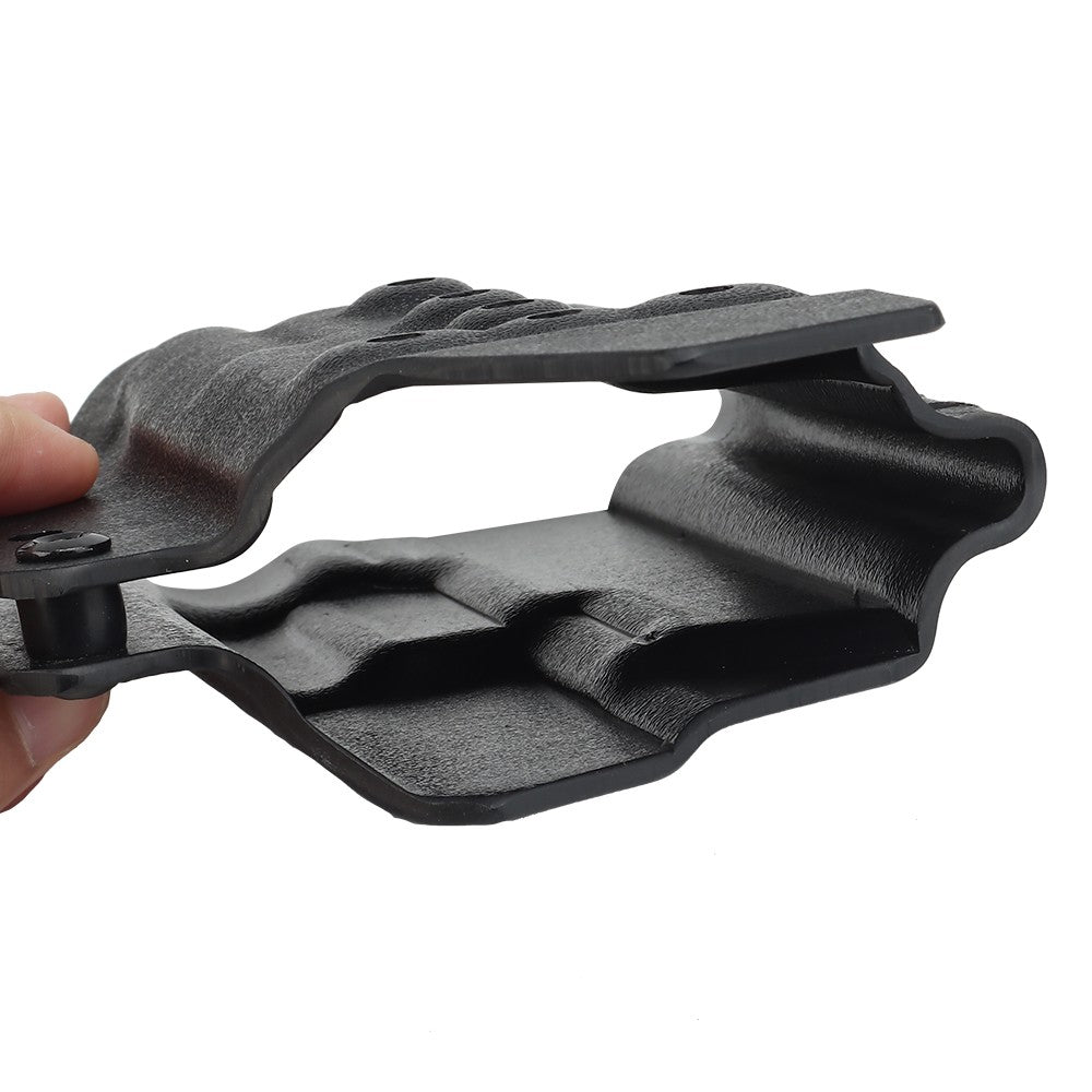 WOSPORT FONDINA DA COMPETIZIONE IN KYDEX QUICK PULL PER SERIE GLOCK CON TORCIA TLR-1  NERA (WO-GB01B)