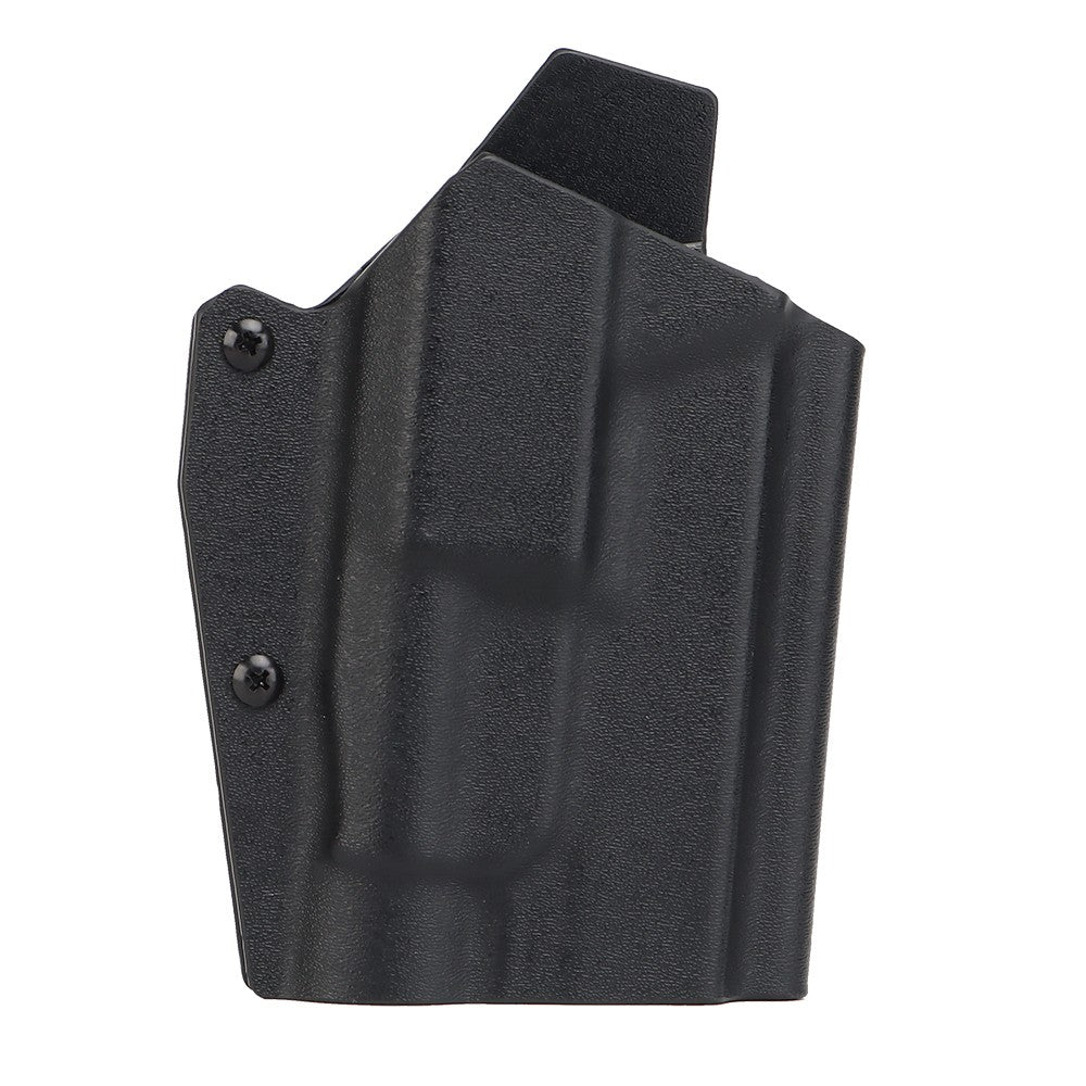 WOSPORT FONDINA DA COMPETIZIONE IN KYDEX QUICK PULL PER SERIE GLOCK CON TORCIA TLR-1  NERA (WO-GB01B)
