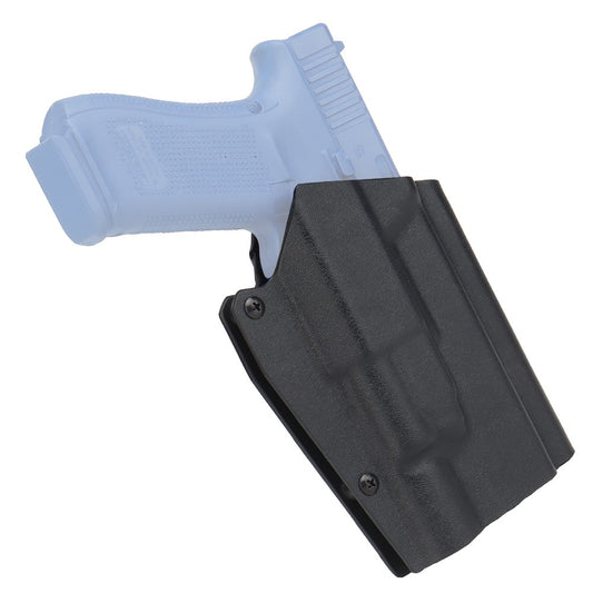 WOSPORT FONDINA DA COMPETIZIONE IN KYDEX QUICK PULL PER SERIE GLOCK XL CON TORCIA G-X300 NERA (WO-GB03B)