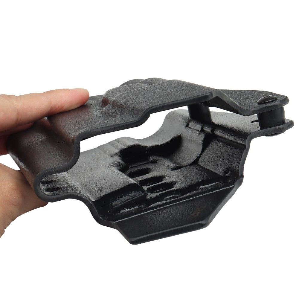 WOSPORT FONDINA DA COMPETIZIONE IN KYDEX QUICK PULL PER SERIE GLOCK XL CON TORCIA G-X300 NERA (WO-GB03B)