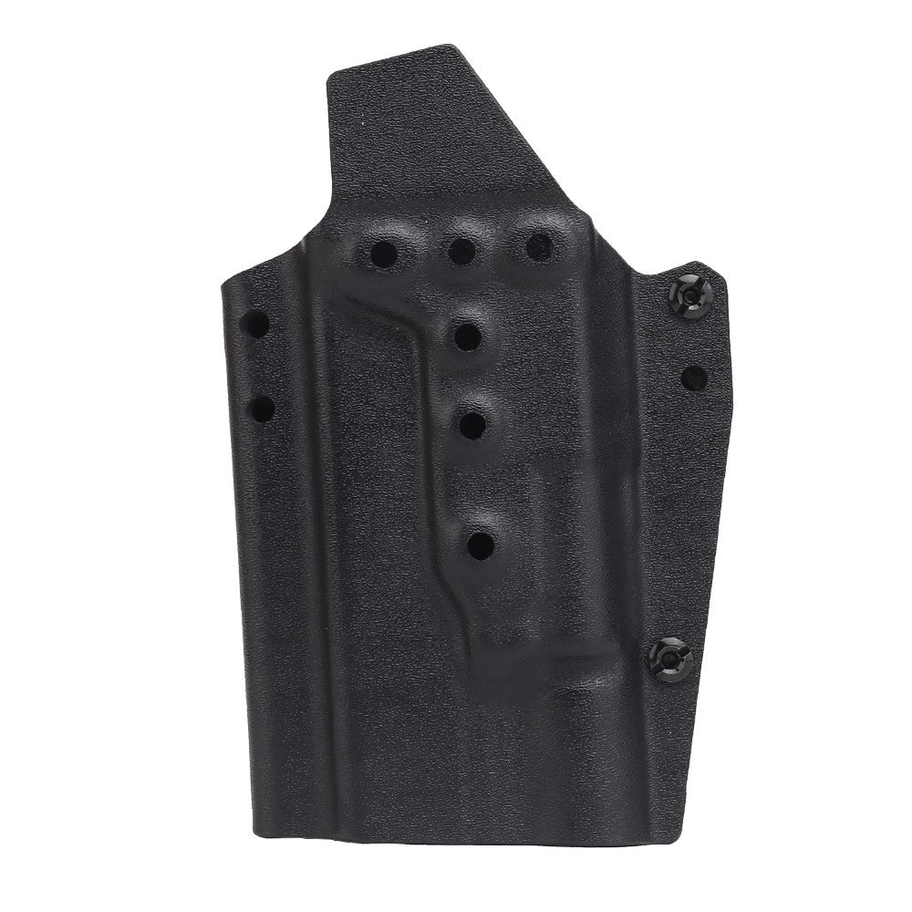 WOSPORT FONDINA DA COMPETIZIONE IN KYDEX QUICK PULL PER SERIE GLOCK XL CON TORCIA G-X300 NERA (WO-GB03B)